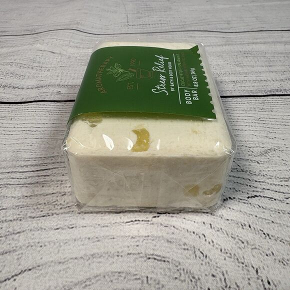 Bath & Body Works Eucalyptus Spearmint Stress Relief Cleansing Body Bar 8.8 Oz - Picture 3 of 3